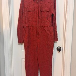 Women's Red Jumpsuit